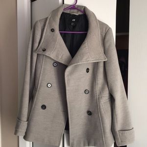 Grey Pea Coat